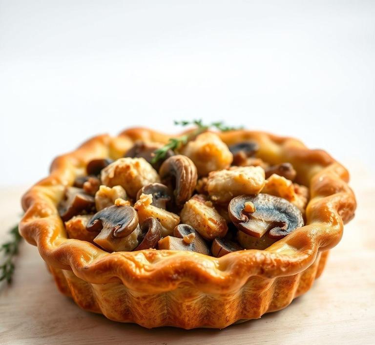 gordon ramsay chicken and mushroom pie rich creamy buttery
