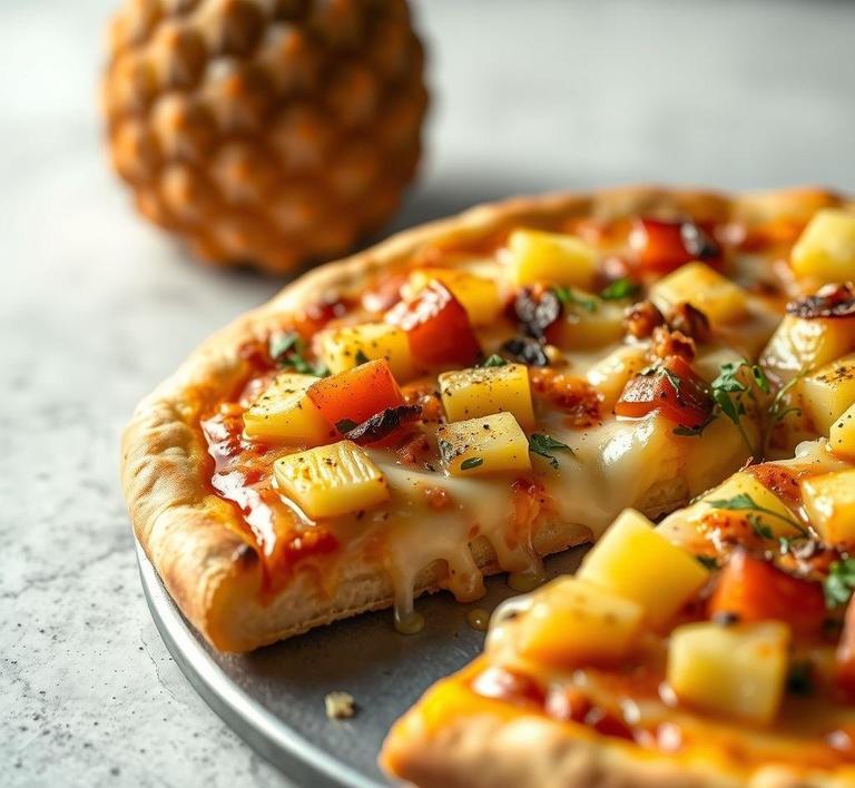gordon ramsay pineapple pizza sweet savory perfectly balanced